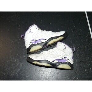 Nike Kids Air Jordan MVP White Purple Sneaker Shoes Youth 1 1Y | DZ5578-109